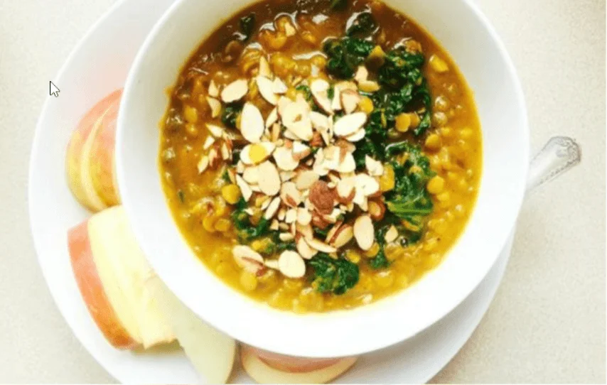 Pumpkin Lentil Soup With A Maca Boost